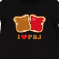 thumbnail image 3 of Inktastic I Love Pbj 2 Baby Fleece Romper, 3 of 4