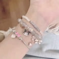 thumbnail image 6 of GQ Sanrio Bracelet Hello Kitty Crystal Bracelet Kuromi Cinnamoroll Bracelets Sweet Jewelry For Girl Couple Friend Gift, 6 of 7