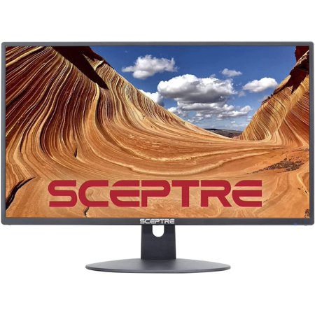 Sceptre 24 Professional Thin 75Hz 1080p LED Monitor 2x HDMI VGA Build-in Speakers Machine Black (E248W-19203R Series)
