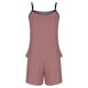 thumbnail image 3 of Sexy Pijama Conjunto para las Mujeres Gradiente Eslinga sin Mangas Tanque Empalme Pantalones Cortos Casual Pijamas Conjunto, Poliéster, 3 of 5