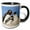 Black/White, variant on 3drose, Gentoo Penguins, Neko Harbor, Antarctica-an01 Ksu0210 - Keren Su, 11oz Two-tone Yellow Mug