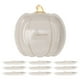 thumbnail image 1 of 10 Uds. De platos de papel para Halloween, plato desechable para aperitivos de frutas en forma de calabaza, platos de postre para fiestas, 1 of 6