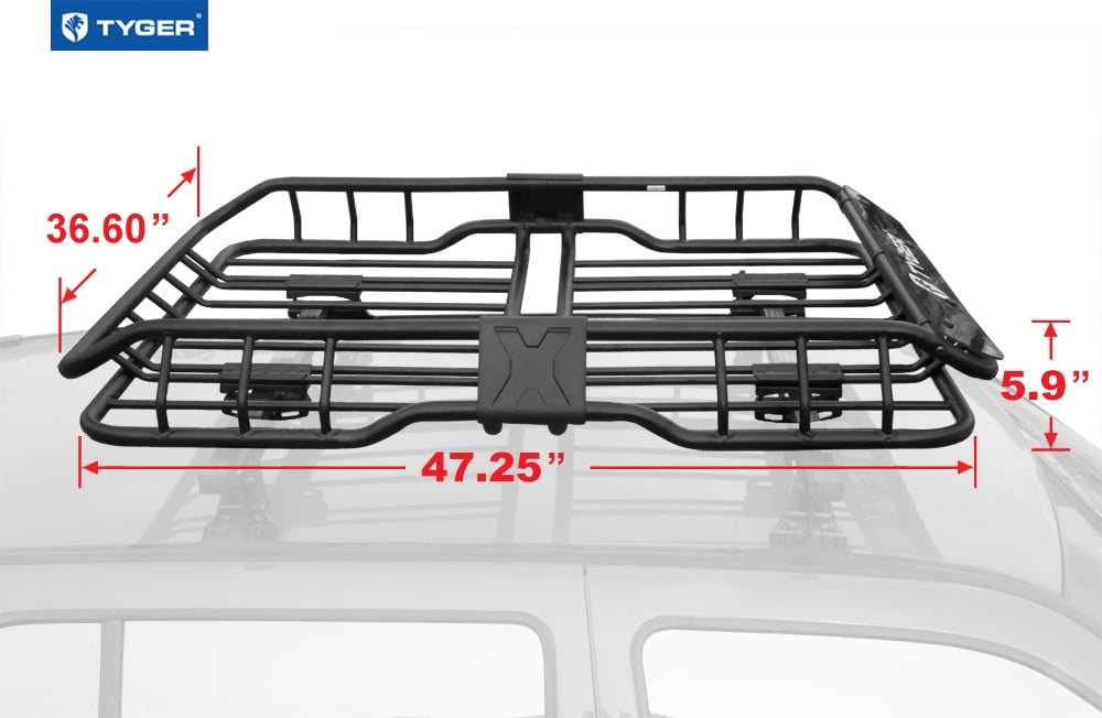 Tyger Auto Heavy Duty Roof Mounted Cargo Basket Rack Denmark Ubuy
