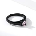 thumbnail image 4 of Anillos Boda Hombre Piedra preciosa Mujer Acero inoxidable Vintage, 4 of 5