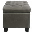 thumbnail image 6 of Julian Rectangular Bonded Leather Storage Ottoman, 6 of 7
