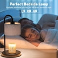 thumbnail image 2 of FINCMY Candle Warmer Lamp with Timer, Dimmable Candle Wax Warmer Electric Candle Warmer with Replacement Bulbs, Bedroom Home Decor Compatible with Various Candles, 2 of 8