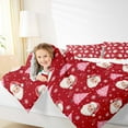 thumbnail image 4 of Homewish Teens Kids Children Christmas Santa Claus Bedding Comforter Set 2pcs,Happy Xmas Tree Twin Comforter Sets Microfiber,Happy New Year Breathable Bedding Set,Ultra Soft Home Decor,Reversible, 4 of 8
