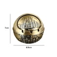 thumbnail image 1 of Cenicero de bola Cenicero sin humo instantáneo de metal para automóvil / oficina / patio / uso en interiores / exteriores Hugtrwg Libre de BPA, 1 of 6