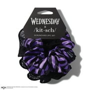 Wednesday x Kitsch Nevermore Scrunchie 2pc Set