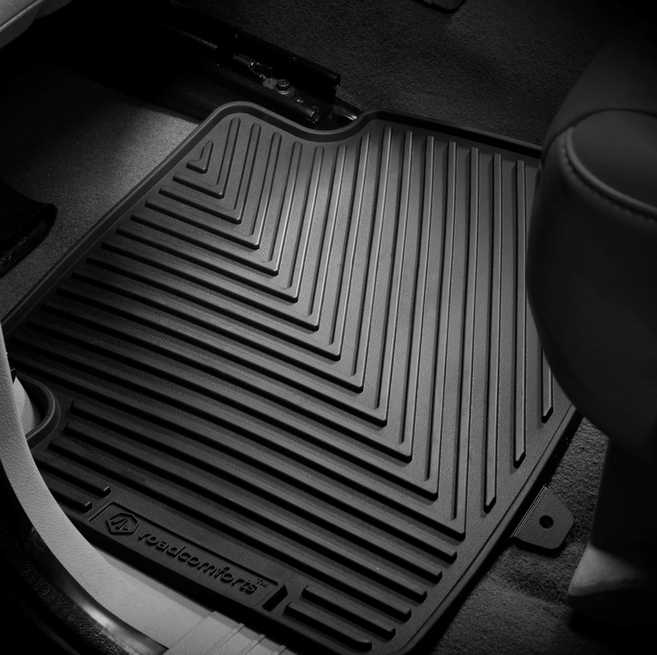 Road Comforts 4 Piece Set Large Custom Fit Floor Mat Fits select: 2017-2021 FORD F250, 2017-2021 FORD F350