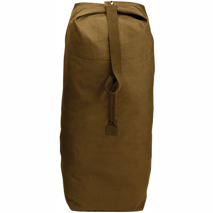 Olive Drab Military Top Load Duffle Bag 30 in. x 50 in. Cotton Canvas by Rothco