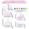 thumbnail image 3 of LYINGF DIY Foam Easter Bunny Decorations - Hand-Painted Children’s Craft Kit, Spring Party Activity Supplies, Non-Durable Holiday Tabletop Ornaments, Bunny Egg Art Project for Kids, 3 of 7