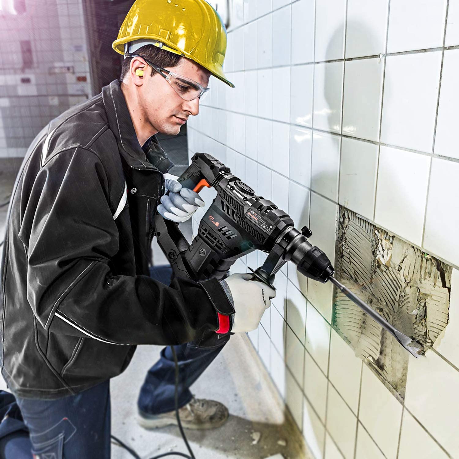 SDS-Plus 12.3 Amp Rotary Hammer Drill 