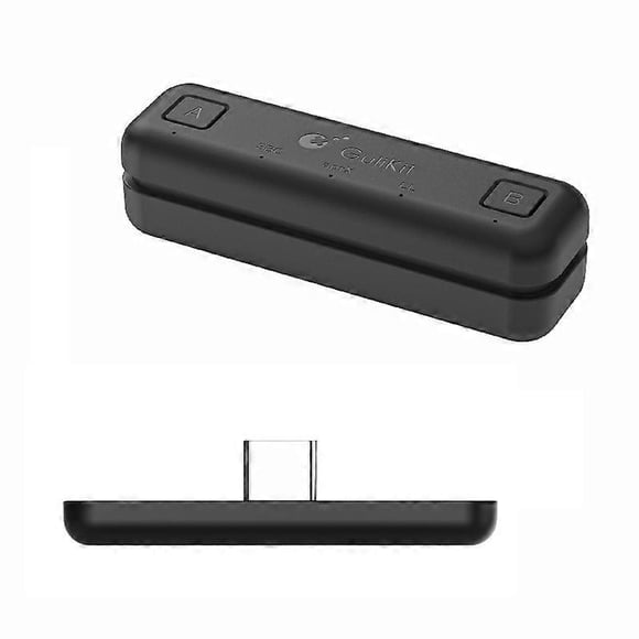GULIKIT NS07 Route Air Wireless Bluetooth Audio Adapter (Compatible with Nintendo Switch) - Black