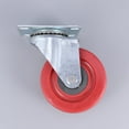 thumbnail image 3 of FELTECHELECTR brake caster Roller Red PU Universal Wheel for Home Use 1Pc, 3 of 8