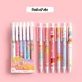 thumbnail image 1 of Bolígrafo de Gel Kawaii retráctil para estudiantes, suministros escolares de dibujos animados, papelería, accesorios de oficina, 0,5mm, 6 unidades por juego, 1 of 4