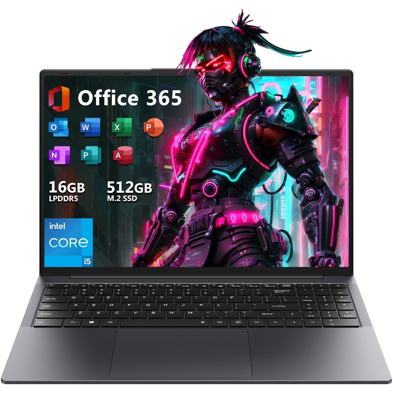 Asus Vivobook Go Laptop AMD Ryzen 5 7520U 16 GB RAM 512 GB SSD