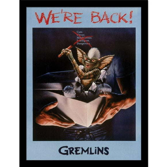 Gremlins We're Back Framed Poster