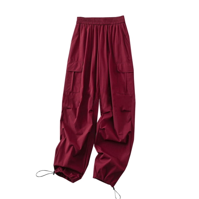 Birdeem Pants for Women Womens Casual Daily Solid Color High Waisted Work Pants