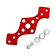 thumbnail image 1 of Juego de plantilla para pasador autocentrante vertical, plantilla para orificios de bolsillo, plantilla para carpintería, guía de broca de bolsillo pa Rojo, 1 of 8
