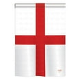 thumbnail image 2 of Breeze Decor 08168 England St. Georges Cross 2-Sided Vertical Impression House Flag - 28 x 40 in., 2 of 2