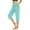 Green, variant on Capri Pants for Women V Cross Waisted Workout Yoga Capris Leggings Straight Leg Athletic Cropped Pants with Pockets Pink L
