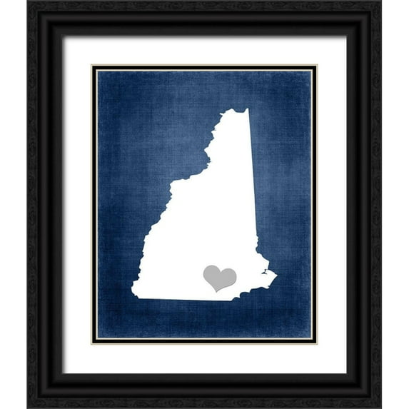 Robinson, Tamara 15x18 Black Ornate Wood Framed with Double Matting Museum Art Print Titled - New Hampshire
