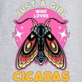 thumbnail image 3 of CafePress - Cicadas Just A Girl Who Loves Cicadas Entomology - Women's Nightshirt, 3 of 4