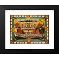 thumbnail image 2 of Adolf Wölfli 18x15 Black Modern Framed Museum Art Print Titled - The God - Vatter - Giant - Flash - Transparant (1921), 2 of 5