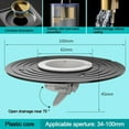 thumbnail image 1 of Mosiee Shower Floor Drain Sink Strainer Fast Drainage Floor Drain Anti-Odor Dectable Backflow Preventer Accessory In Stock Wholesale, 1 of 9
