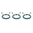 thumbnail image 1 of Sonducket Exquisita de cuentas para mujeres y hombres regalo para unisex para hombres piedras preciosas naturales línea negra+verde Type1 NO1, 1 of 6