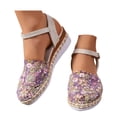thumbnail image 2 of MKLEKYY Sandalias de Mujer para Playa, Sandalias de Tacón Alto Con Pendiente para Mujer, Sandalias Transpirables, Sandalias para Mujer, Zapatillas para Mujer, 2 of 4