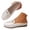 White, variant on Mules for Women Slip on Closed Toe Flats Shoes Comfortable Dressy Backless Slides Casual Walking Work Loafers (Beige,6)