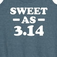 thumbnail image 3 of Instant Message - Sweet As 3.14 - Women's Racerback Tank Top, 3 of 6