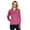 Dark Pink, variant on RBX Active Women's Lightweight Buttery Soft Running Jacket with Zipper Pockets