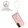 thumbnail image 3 of Allytech Galaxy S22 Plus Wallet Case with Hand Wrist, Back Cover with Cards Slots Holder Luxury PU Leather Shockproof Anti-Scratch Bumper Phone Case for Samsung Galaxy S22 Plus, Pink, 3 of 8