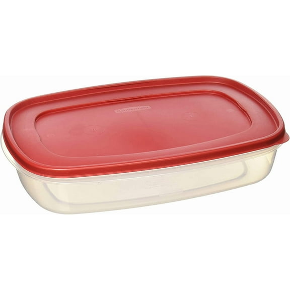Plastic Easy Find Lid Food Storage Container, 1.5 Gal, 1777163 set of 2