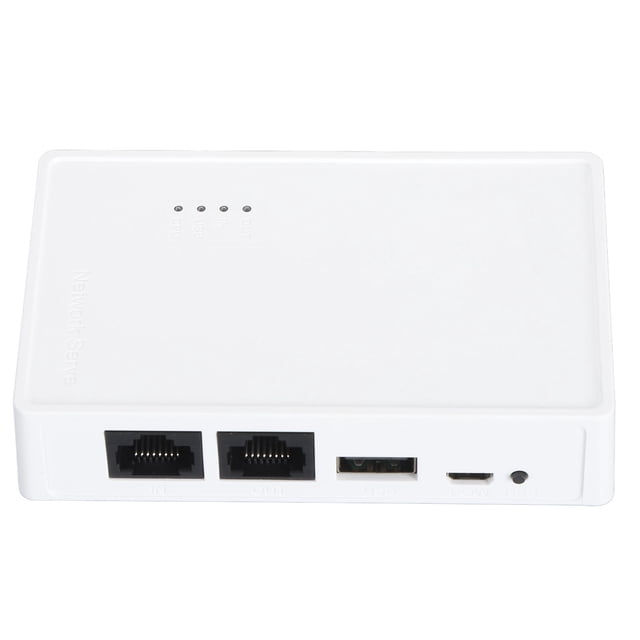 USB 2.0 Printer Server, USB WiFi Print Server Improve Efficiency 480Mbps White for Home