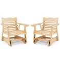 thumbnail image 2 of Aimee Lii Outdoor Wooden Chair, Outdoor Patio Furniture, Sturdy, Movable, 2 of 6