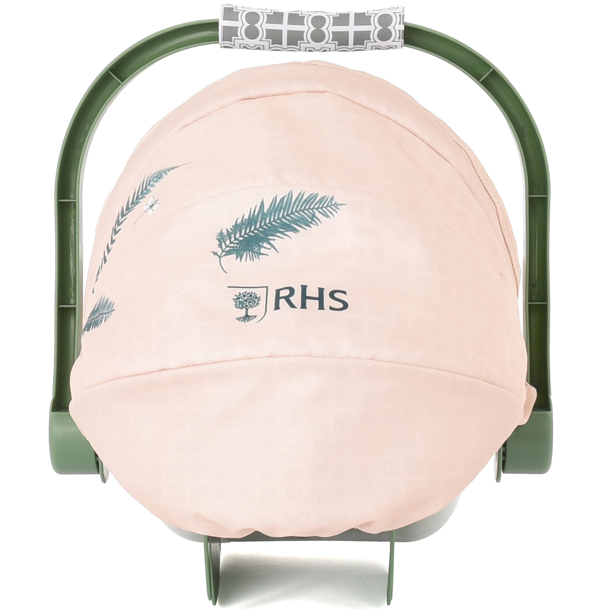 Siège Auto Poupée Roms RHS Flora – Rouge Framboise/crème, Capote, Harnais, Pour Poupées Jusqu'à 45 Cm, Dès 3 Ans