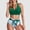 Green, variant on Two Piece Swimsuits for Women High Waisted Bikini Bathing Suits Halter Wrap Swimsuits Printed Swimwear Tummy Control Elegant Summer Beach Vacation Poolside Lounging Sky Blue L
