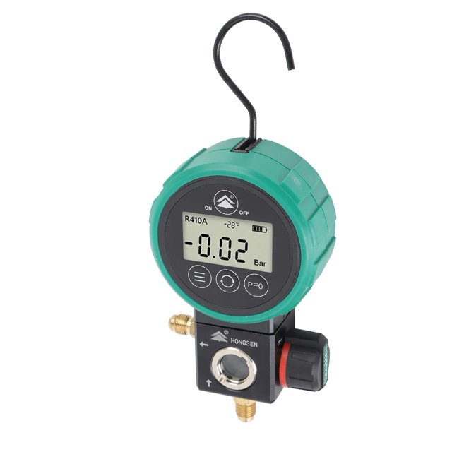 Calibre HVAC Digital, Rueda Ergonómica de la Mano Hvac Hvac Alarma de Sobresión de Evaluador de Vacío Para Fluido de Refrigeració