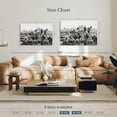 thumbnail image 4 of Elephant Stock Black California Los Angeles Skyline Iii Wall Art - Horizontal Canvas Wall Art - Living Room Wall Decor - City Canvas - Black And Gray Decor By Philippe Hugonnard - 45" x 30", 4 of 8