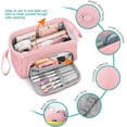 thumbnail image 4 of Estuche escolar rosa MACHAO de gran capacidad para niñas niños y estudiantes, 4 of 4