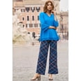 thumbnail image 5 of Jessica London Women's Plus Size Everyday Stretch Knit Wide Leg Pant, 5 of 6