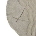thumbnail image 2 of Concrete Fossil Accent Stone with Fern Leaves Imprint, Gray- Saltoro Sherpi, 2 of 5