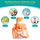 thumbnail image 4 of Taza de agua con pajita para niños de 660 ml, botella deportiva bonita a prueba de fugas (naranja), 4 of 8