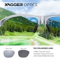 thumbnail image 5 of Xagger Polarized Lightweight UV400 Wrap Around Sport Sunglasses for Men Women Baseball Softball Running Glasses, 5 of 6