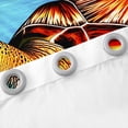 thumbnail image 3 of Erosebridal Sea Turtle Curtains for Living Room,Underwtaer World 30%-50% Blackout Curtains Set of 2 (38x45),Ocean Theme Decor, 3 of 6