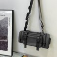thumbnail image 4 of Paquete De Cintura Al Aire Libre Riñonera Nylon Pecho Bolsa Color Sólido para Escalada Camping Deportes (Gris) Tmvgtek Para Estrenar, 4 of 7
